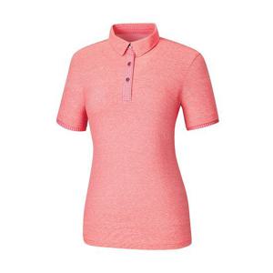 [콜핑] 마르단 여 KPT4742W PK 배색 린넨 여자 등산 반팔 카라 티셔츠