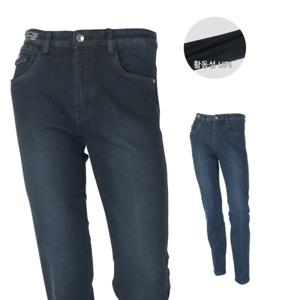 [엣지애]굿데이 남성 스판 포켓지퍼 기모청바지 MCPAA3028W9