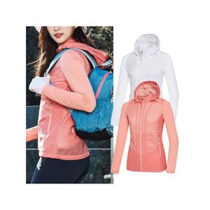 [콜핑] 카르길 여 KRJ6244W 바람막이 냉감 메쉬 소재 후드 여성 등산 자켓