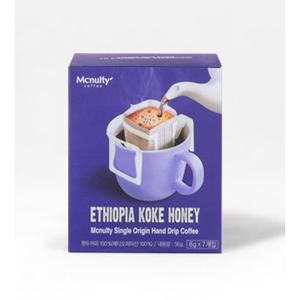 맥널티 에티오피아 코케 허니 핸드드립 원두커피 7개입