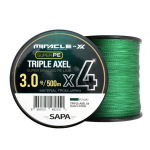 트리플악셀 4합사 벌크 500M 3호 카키 낚시줄