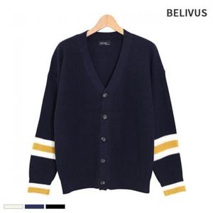 [빌리버스] 남성가디건 BTS006 남자오버핏니트가디건 남자간절기아우터