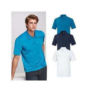 [콜핑] 남성 냉감 쿨링 속건 시원한 집업 등산 반팔 카라 티셔츠  2042TK802M