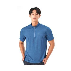 [콜핑] 남성 냉감 하이쿨 등산 반집업 반팔티셔츠 2002TK548M