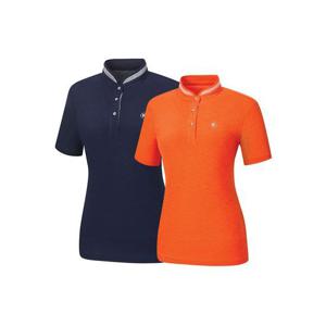 [콜핑] 여성 PK 캐쥬얼 메쉬 반팔 집업 티셔츠 1842TK743W