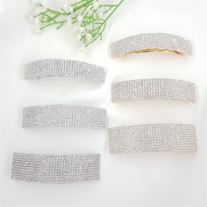 골드 실버 사각 큐빅 일자핀 헤어핀 머리핀 자동핀