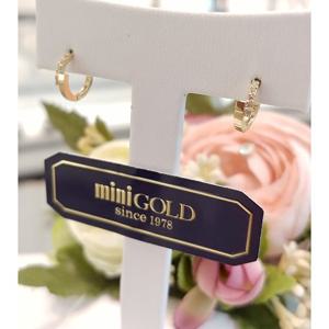 미니골드 14K 바고 링귀걸이 EETM4376