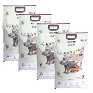 [친절한도그씨]도그랑 클래식 5kg ×4개 전연령 애견사료