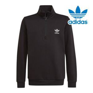 [정가 89,000] [130~160cm] 아디다스키즈 주니어 기모 하프집업/긴팔티-HK0336