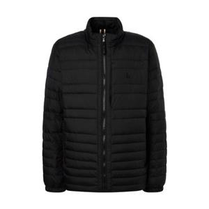 헤지스 남성 24FW 블랙 단색 구스다운 패딩점퍼 HZJU4D952BK