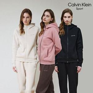 [캘빈클라인](25FW)(집업+팬츠)  여성 기모 셋업 (컬러 택 1)