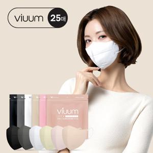 [비움]KF94 에코브리즈 국산 이가은마스크 컬러 새부리형 25매