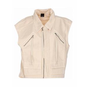 [PINKO] 라프리마 여성 베스트 베이지 Gerard 위드 버튼 클로져 1052372M8C00 /8