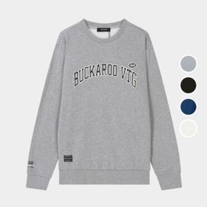 [백화점][버커루]남녀공용 기모 크루넥 맨투맨 티셔츠 B234Z1010P