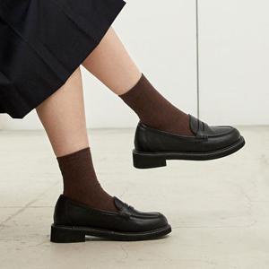 [허시파피] 여성 소가죽 플랫폼 페니 로퍼 - 3FQ4025/4026