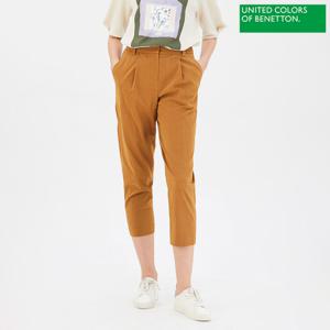 [베네통]베네통 린넨 블렌드 원턱 팬츠 BAPT02941-CA