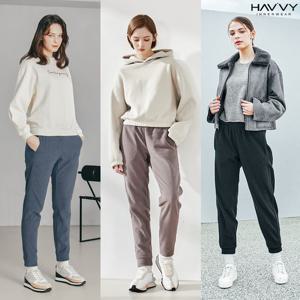 [하비]플리스 기모 여성 조거팬츠 트레이닝바지
