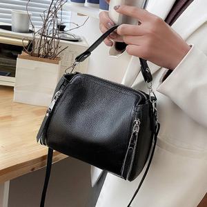 [디어백] 사이드 지퍼 스몰 레더 토트 & 크로스백 UN0018