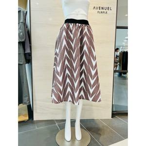 [포커스]화살 자가드 밴딩 스커트_FF3H7SK0076