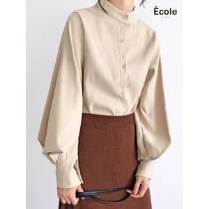 [에꼴드파리]벌룬 반목 블라우스_F39WBB002Z