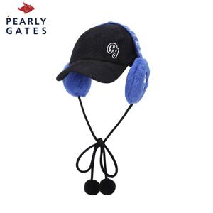 [파리게이츠] [가격인하] 여성 폼폼이 귀도리&자카드 코듀로이 볼캡