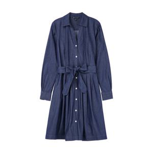 [브룩스브라더스] BB_[여성] 샴브레이 셔츠 원피스 (인디고) (BBDZWF1179ODF)