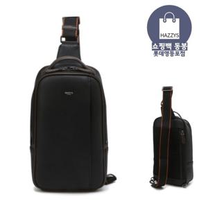 [헤지스/쇼핑백]가죽 슬링백HJBA4E862BK