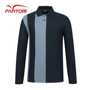 [팬텀] [가격인하] 남성 컬러 배색 니트 카라 긴팔 티셔츠