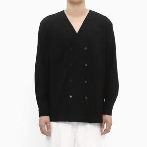 [빌리버스] 남성 셔츠 브이넥 캐주얼 정장 긴팔 남방 BIT160