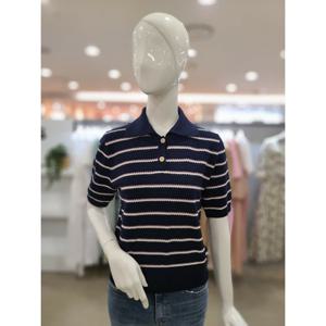 [포커스] 포커스 엠보카라 반팔니트 FF3H7KT0065