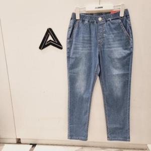 에어워크주니어 CB01 테이퍼드 9부 밴딩 데님 팬츠 A242B3121B