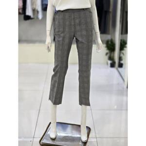 소고 트리아나 세이브존07 소고 트리아나 여성 체크 일자핏 슬랙스 팬츠 AJ2XA15
