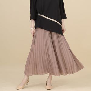 애비뉴투지 엄마옷 봄 여름 플리츠 쉬폰 치마바지 P02125