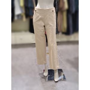 [트리아나] 소고 반밴딩 일자형면바지AK1XA06