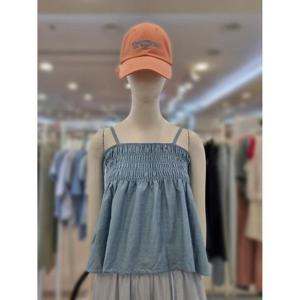 부루앤쥬디 세이브존03 부루앤쥬디  스모킹 데님 나시 블라우스 SAVBBKBQHVT002C