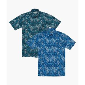 피에르가르뎅 세이브존03 [피에르가르뎅] 트로피컬 패턴 노멀핏 반팔 셔츠 SAVZXPPWS2609