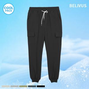 [빌리버스] 남자 조거팬츠 여름 밴딩 스판 냉감 바지 B45P023