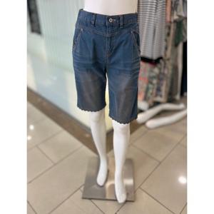 [화이트호스]레이스배색데님5부팬츠 W242749