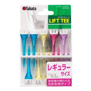 Tabata( 타바타) 골프 티 플라스틱 리프트 티 레귤러 63 mm 10개입 GV1413 R