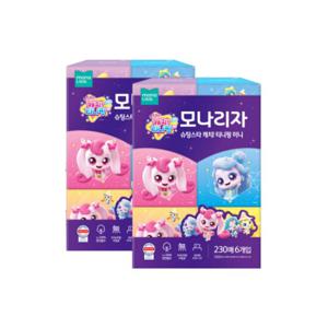 모나리자 티니핑 미니 미용 각티슈 230매 6입 x 2개 화장지_JS