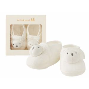[M밍크뮤D] 24년 (WH)밍크인형덧신 신생아 신발 (3417001301)