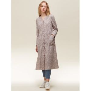 [써스데이아일랜드]브이넥 포켓 롱 원피스(T228MOP301W)