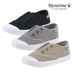 [베어파우(슈즈)]아동 CHRIS KIDS 캔버스 밴딩 슬립온 3컬러 (K2471MC-K-EGR)