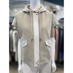 안지크 세이브존07 후드 캡소매 집업조끼 IA3VT1120