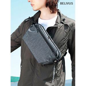 [빌리버스] 남성 슬링백 미니 크로스백 웨이스트백 생활방수 여행 가방 BSZ477