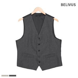 [빌리버스] 남자 조끼 싱글 베스트 브이넥 정장 조끼베스트 BAX164