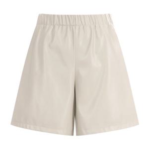 샵앤) 여성 페이크 레더 밴딩 4부 반바지 PIC-WPT-1718-베이지