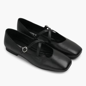 [베어파우(슈즈)]CARLY 엑스밴드메리제인플랫 K2909001QC 블랙