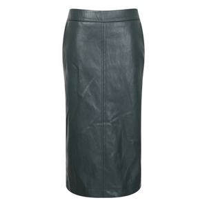 [캐리스노트]레더 H라인 미디스커트 CN3FSK801