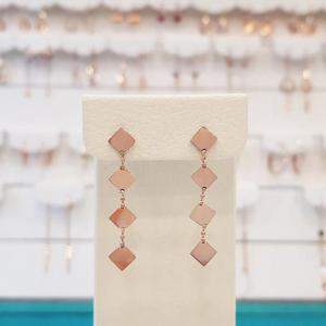 볼라레 세이브존01 사각 써지컬스틸 결혼식귀걸이 SSE549